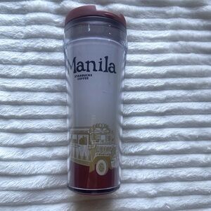 2014 Starbucks 12 oz Global Icon Series Manila Travel Tumbler Coffee Cup Mug